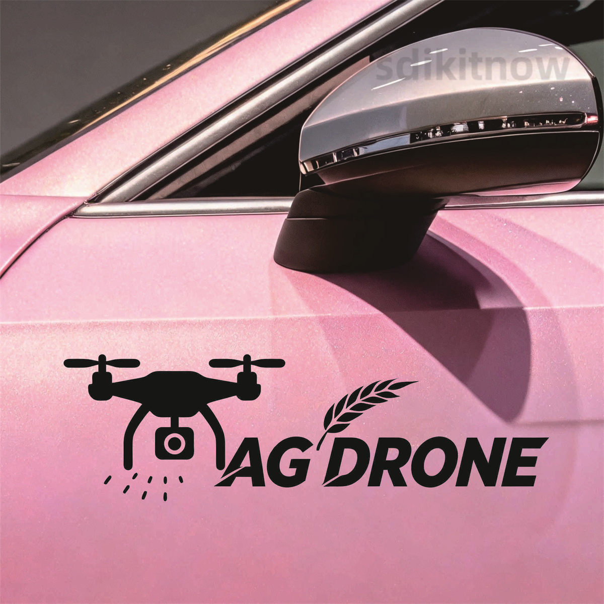 Agriculture Farming Words - AG DRONE 농장 스프레이 비닐 자동차
