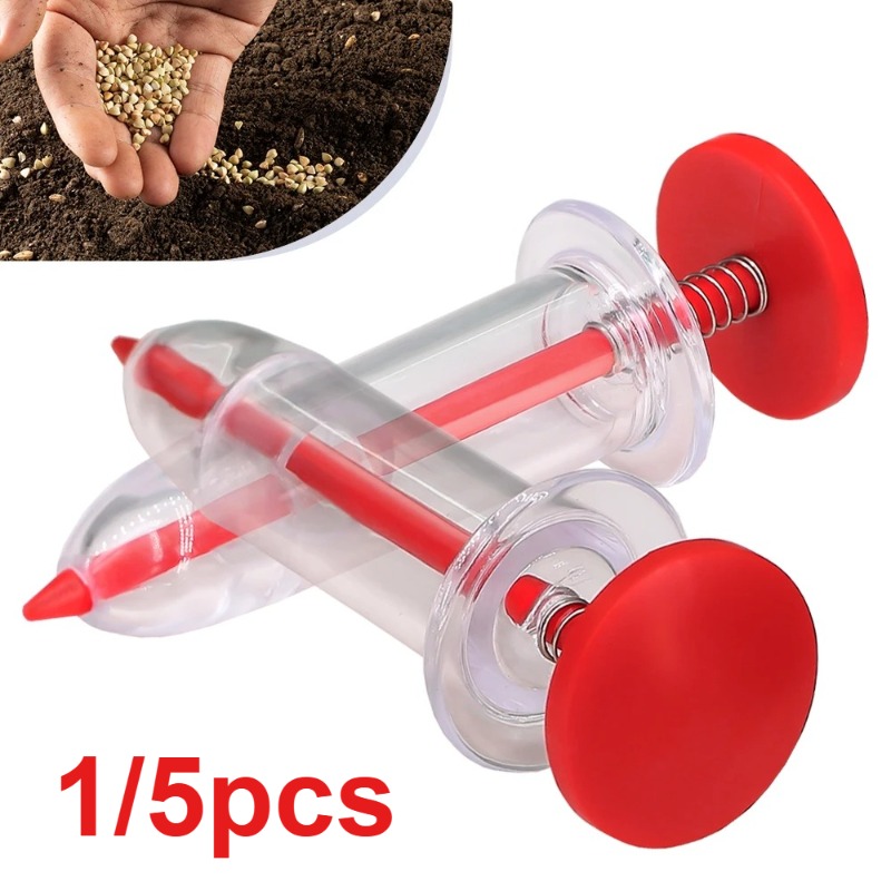 Seed Planter - 1개/5개입 주입식 파종기 수동 휴대용 파종기