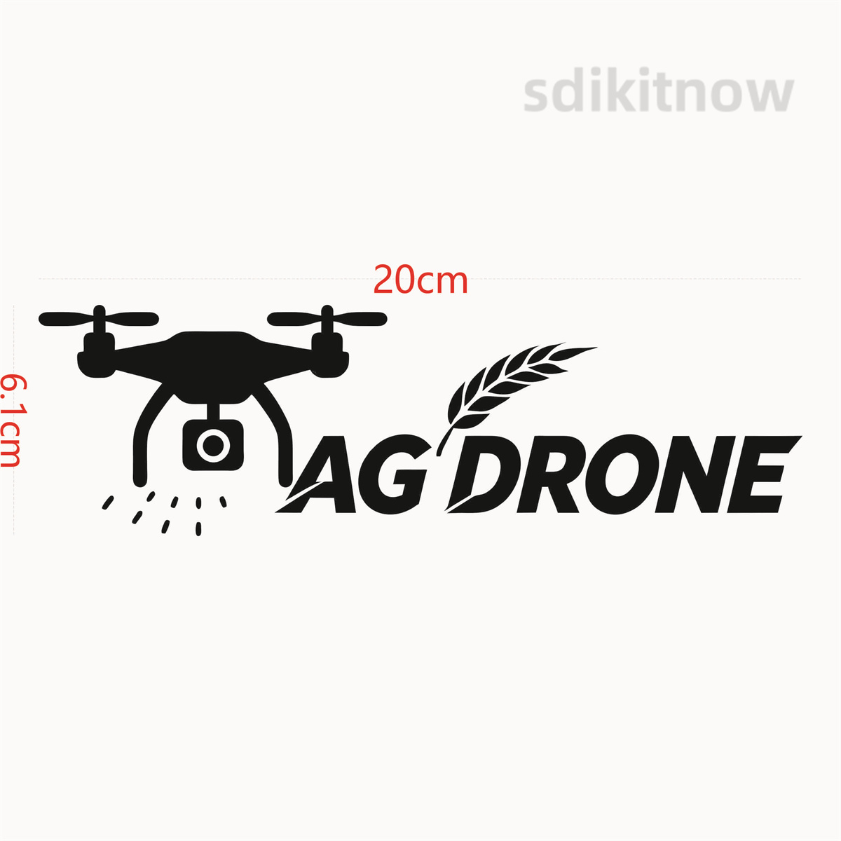 AG DRONE 농장 스프레이 비닐 자동차 스티커 농업 - Agriculture Farming Words 리뷰 및 가격