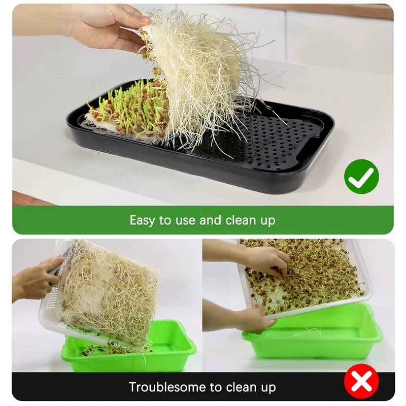 수경재배 트레이 실내 마이크로그린 씨앗 새싹 재배 시스 - Seed Planter 리뷰 및 가격